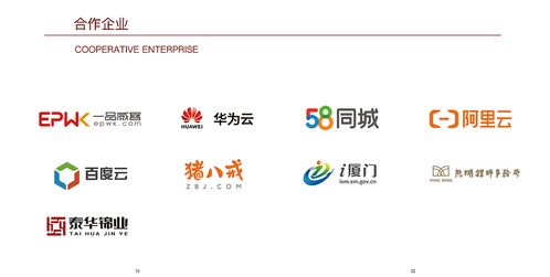 網絡科技公司產品項目及企業(yè)文化宣傳冊 紅色調